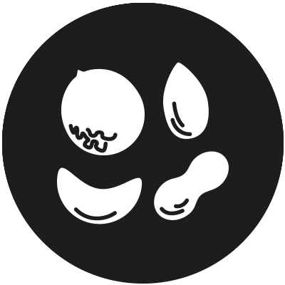 Símbolos de frutos secos